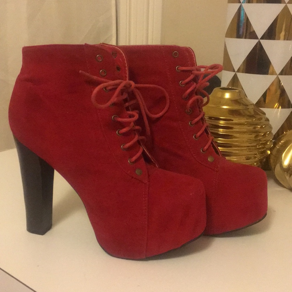 Red boots